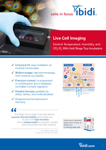 Product Flyer Heating & Incubation Systems for Live Cell Imaging