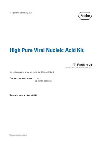 73353100_High Pure Viral Nucleic Acid Kit_Ver.21