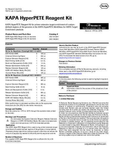 KAPA HyperPETE Reagent Kit