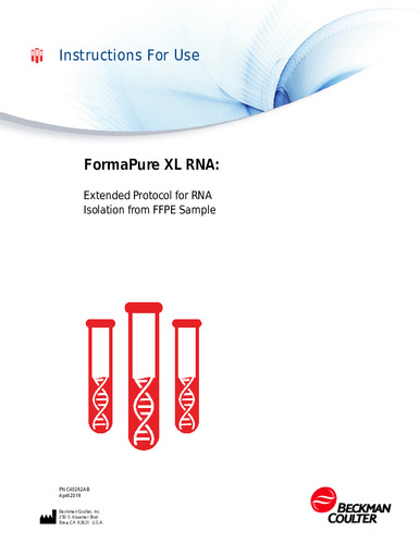 FormaPure XL RNA 取扱説明書