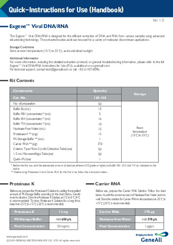 Quick-Instructions for Use (Handbook)