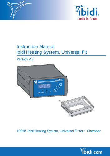 ibidi Heating System, Universal Fit, for 1 Chamber ver.2.2