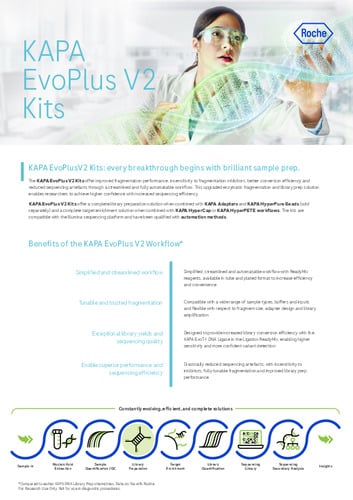 KAPA EvoPlus V2 Kits Brochure_v4