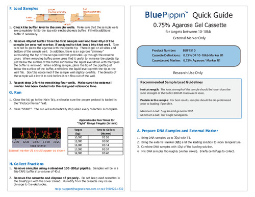 Quick Guide BUF7510 Marker U1 Rev A