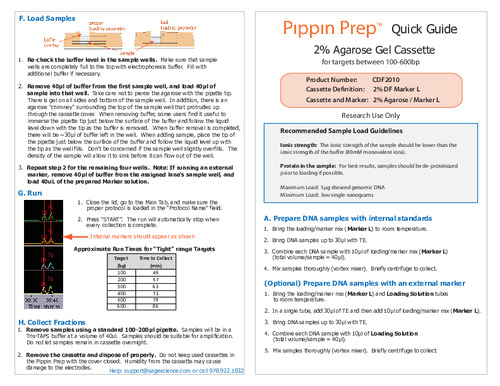 Quick Guide CDF2010 Marker L Rev A
