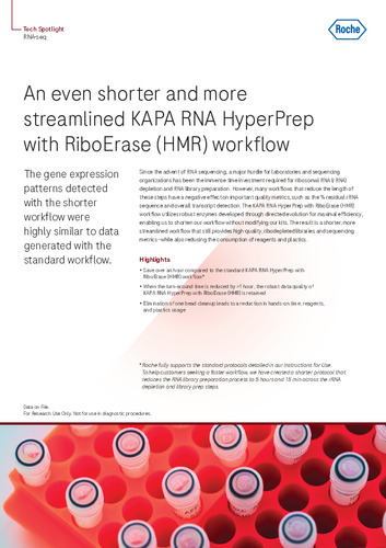 Protocol for RiboErase RNA Hyper Shortened Workflow