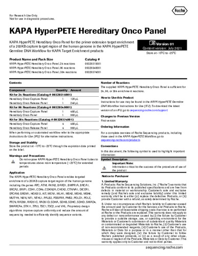 KAPA HyperPETE Hereditary Onco Panel