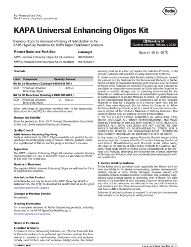 KAPA Universal Enhancing Oligos Kit