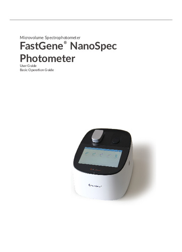 FastGene™ NanoSpecフォトメーター