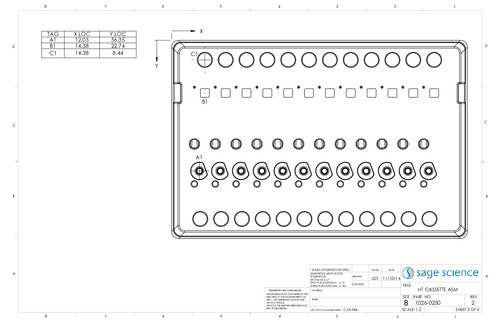 Cassette Top Port Positions