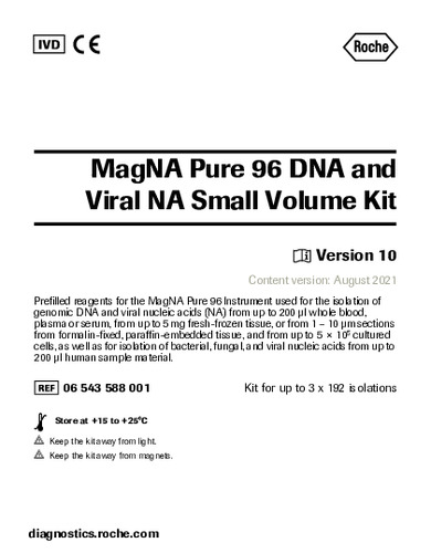 MagNA Pure 96 DNA and Viral NA Small Volume Kit_Ver.10