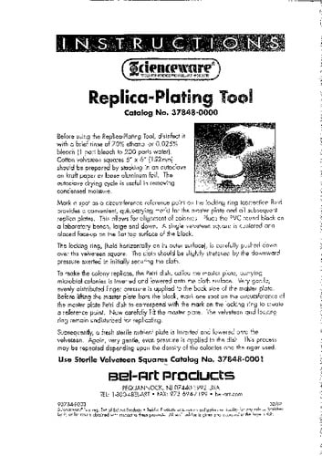 Bel-Art/SCIENCEWARE Replica-Plating Tool