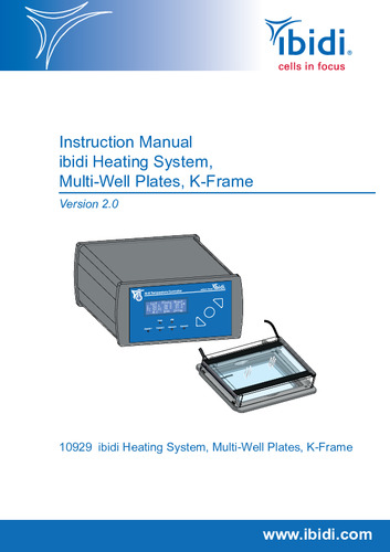 ibidi Heating System, Multi-Well Plates, K-Frame ver.2.0