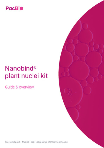 Nanobind® plant nuclei kit Guide & overview