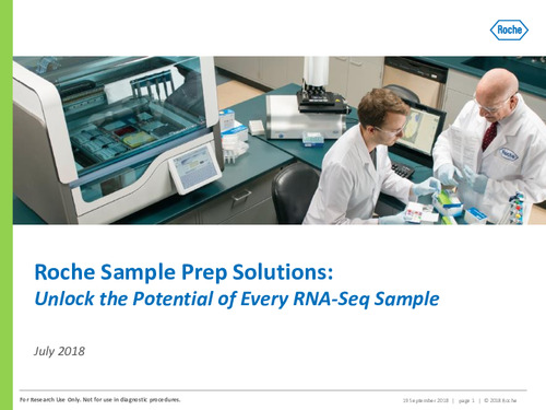 サンプル調製ソリューション：あらゆるRNA-Seqサンプルの可能性を広げる