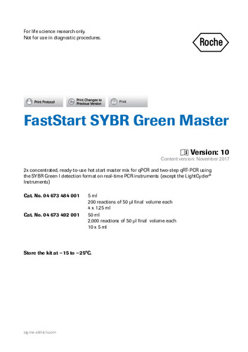 FastStart_SYBR_Green_Master_ver.10