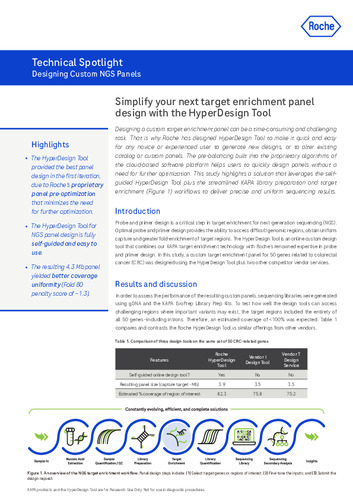 Simplify your next target enrichment panel design with the HyperDesign Tool