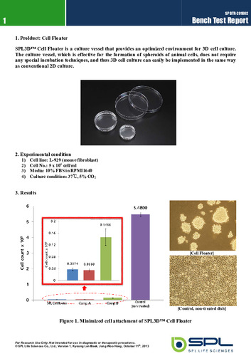 Bench Test Report - Cell Floater