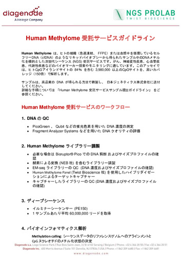 Human Methylome_受託サービスガイドライン