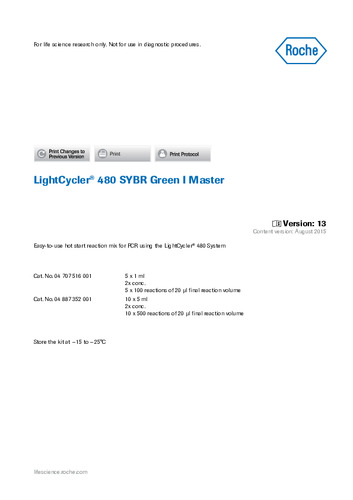 LightCycler_480_SYBER_Green_I_Master_ver.13