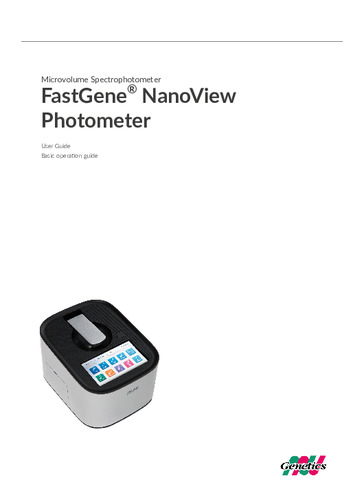 FastGene™ NanoViewフォトメーター
