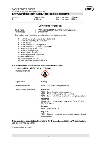 KAPA Stranded RNA-Seq Kit 96 rxn(KK8401)(ver.2.1)