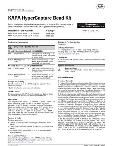 KAPA HyperCapture Bead Kit