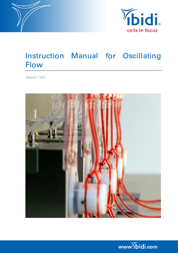 ibidi Instruction Manual for oscillating flow