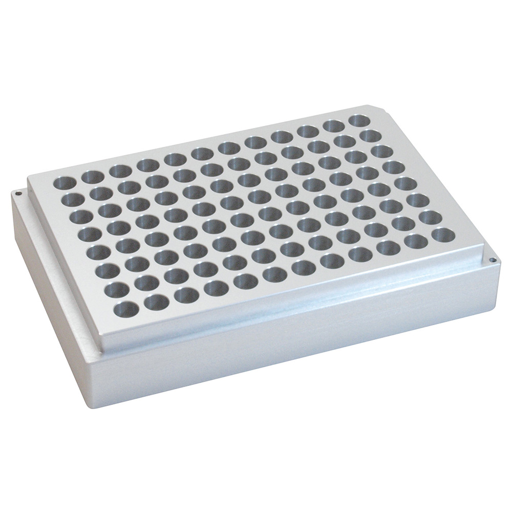 オンアイスアルミブロック（ハーフスカートの96穴PCRプレート専用85
